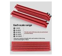Shein Riel guía métrico pulgadas 1500 mm carpintería espiga conector de sierra de calar ranura punzón guía de posicionamiento para sistema base Festool DF50