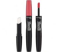 Shein Rimmel, Lasting Provocalips, Labial fijo, 310 Pounting pink, Paso 1: 2,3mL, Paso2: 1,6gydlph