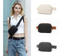 Shein Riñonera unisex: resistente al agua y con correa ajustable, ideal para viajes, festivales, jogging, senderismo y uso diario.