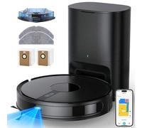 Shein Robot aspirador y fregador todo en uno Lubluelu de 6500 Pa, modelo B40Plus, duración de batería de 180 minutos, ruido de 55 decibeles, 30 zonas de exc