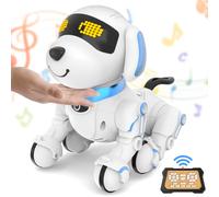 Shein Robot perro mascota inteligente con IA, juguete interactivo con sensor biónico, que canta, baila, sigue y es un compañero emocional para educación tem