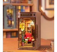 Shein Rolife Book Nook Kit Sujetalibros DIY Casa en Miniatura Rompecabezas 3D Libro de Madera Nook Diorama Modelo de Construcción para Adultos Kit de Modelo