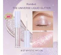 Shein Romand THE UNIVERSE LIQUID GLITTER 07 MYSTIC MOON, Flujo ligero como el agua, suspensión a base de gel, brillo intenso, sin pegajosidad, fórmula de se