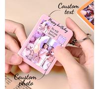 Shein Rompecabezas de foto personalizable de 16 piezas, base blanca, deslizamiento suave, adecuado para amigos, familia y seres queridos, calendario de vaca