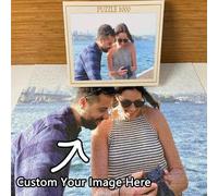 Shein Rompecabezas de foto personalizado - Rompecabezas de foto personalizado de hasta 500 piezas - Rompecabezas de rompecabezas personalizado con tu propia