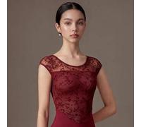 Shein Ropa para adolescentes, Leotardo de ballet clásico negro, Elegante cuello redondo sin mangas, Regreso a la escuela