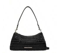 Shein Ruched Drop Women's Shoulder Bag Black