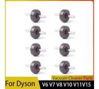 Shein Ruedas de la suela de repuesto para Dyson V6 V7 V8 V10 V11 V15 DC58 DC59 DC62 Cabezal de limpieza de accionamiento directo Piezas de repuesto de rodil
