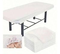 Shein Sábana desechable para camilla de masaje, hecha de tela no tejida transpirable. Esta sábana para camilla de spa se puede usar como cubierta protectora