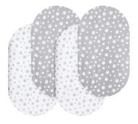 Shein Sábanas para moisés, elásticas y suaves, hojas transpirables para colchón de moisés que se ajustan a Halo BassiNest, 4moms MamaRoo, Chicco LullaGlide,