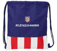 Shein Saco Plano Atlético De Madrid Ligera con Cierre de Cordones - Bolsa Deportiva o Escolar para Niños, Niñas y Adultos - Mochila Práctica y Funcional, Id