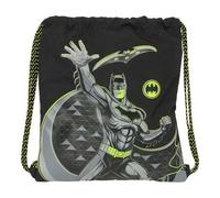 Shein Saco Plano Batman "Game Over" Diseño Ligero y Versátil | Saco Plano Batman "Game Over" Cierre Ajustable y Compartimento Grande, Ideal Para Excursiones