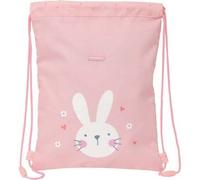 Shein Saco Plano Junior Facil Limpieza Safta Preescolar "bunny" - Saco Plano Licencia Oficial - Diseño Elegante - Ideal Para Uso Diario - Material Ligero -