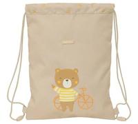 Shein Saco Plano Junior Facil Limpieza Safta Preescolar "osito" - Saco Plano Licencia Oficial - Diseño Elegante - Ideal Para Uso Diario - Material Ligero -