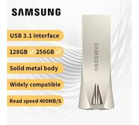 Shein SAMSUNG USB3.2 USB flash drive BAR Learning Office Unidad flash USB de metal de alta velocidad y gran capacidad Unidad flash USB compacta para automóv