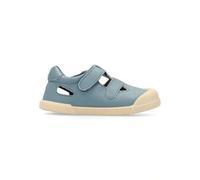 Shein Sandalia cangrejera piel barefoot, Cangrejeras plano para niños, Sandalias de piel, Zapatos cierre tira adherente - Modelo S10354 - Azul - ✅ Entrega 2