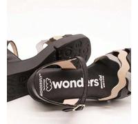 Shein Sandalia Wonders B-7943 Wild Plomo-Negro-Taupe de Mujer