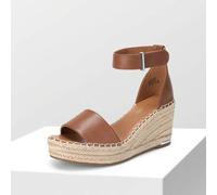 Shein Sandalias de cuña para mujer, alpargatas con tira en el tobillo, elegantes zapatos de tacón de plataforma en verano