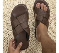 Shein Sandalias de estilo árabe cómodas y casuales para hombre, de primavera a verano