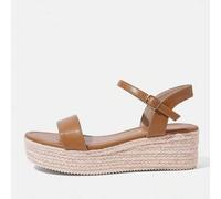 Shein Sandalias de plataforma y cuña de cuerda tejida para mujer, estilo de vacaciones BOHO Chic, atuendo retro de música country americana para festival