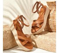 Shein Sandalias de plataforma y cuña de cuerda trenzada para mujer, estilo de vacaciones BOHO chic, retro, de música country americana, para fiestas y festi