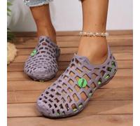 Shein Sandalias de verano antideslizantes con agujeros, zapatos para la playa unisex, chanclas para pareja, calzado para natación y deriva, de suela suave