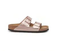 Shein Sandalias deslizantes casuales para mujeres con diseño de hebilla ajustable en color cobre de Arizona