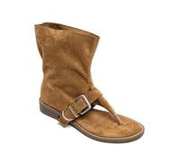 Shein Sandalias Montantes estilo Bottes en Daim avec Boucle Métallique - Le Compromis Mode Idéal