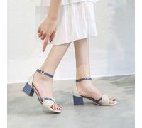 Shein Sandalias para mujer, Zapatos para mujer, Sandalias de tacón alto, Peep toe, Moda, Aire acondicionado, Contratos, Leggings, Técnicas relajantes, Escar