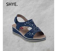 Shein Sandalias pitillos con cuña para mujer