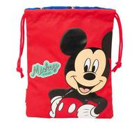 Shein Saquito Merienda Mickey Mouse "Good Day" Diseño Práctico y Divertido con Licencia Oficial | Saquito Merienda Mickey Mouse Reutilizable y Ligero, Ideal