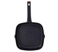 Shein SARTEN ASADOR 28x28x5 cm, en aluminio fundido, inducción, ENERGY. El color real es el de las imágenes