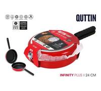 Shein Sartén Tortillera 24Cm Aluminio Forjado Colección Infinity Plus Diseño Ergonómico con Mango Cómodo y | Sartén con Superficie Antiadherente Distribuci