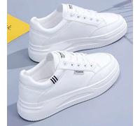 Shein (Se recomienda elegir una talla talla grande grande) Nuevas zapatillas blancas de otoño para mujer, estilo coreano, versátiles, casuales, para estudia
