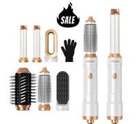 Shein Secador de pelo multifunción 6 en 1 - Cepillo secador con 60,000 RPM para un cabello liso y con volumen, secador de pelo y alisador ligero para mujere