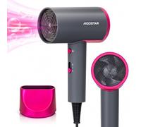 Shein Secador de Pelo, Tecnología Iónica, Ocupa poco Espacio: Mango Plegable, 2 Velocidades, 3 Temperaturas, Incluye Boquilla Concentradora de Calor, Perfec