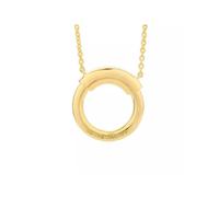 Shein SECRECY. Collar Mujer Plata de Ley 925 Bañado Oro 18 K Be the Change con Diamante natural