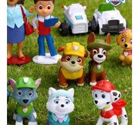 Shein Serie de 3 piezas/6 piezas/12 piezas de figuritas: Rubble, Chase, Rocky, Zuma, Skye, Everest, Tracker, Tuck, Ella, Rex, WildCat, Liberty. Estas adorab
