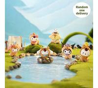 Shein Serie de castores acuáticos Sanrio (Hello Kitty/Kuromi/My Melody) Caja ciega de bloques de construcción - Material de plástico de calidad + Diseño cas