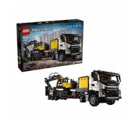Shein Serie Lego Technic 42175 Camión FMX y Excavadora de Energía Verde EC230 - Bloques de Construcción