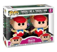 Shein SET 2 FIGURAS POP DISNEY ALICIA EN EL PAIS DE LAS MARAVILLAS TWEEDLE DEE AND DUM - Figura Coleccionable Alta Calidad y Detalles Precisos - Figura Cole