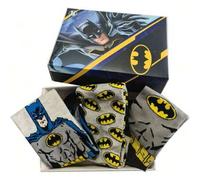 Shein Set 3 Calcetines Batman Dc Comics Adulto Surtido Juguete Educativo Interactivo para Niños | Desarrollo Creativo y Aprendizaje | Juguete Ideal para Re