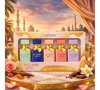 Shein Set 5 Perfumes Mujer Lattafa Eclaire 5x30ML EDP - Colección Completa Fragancias Dulces y Florales - Mini Perfumes Elegantes - Ideal Regalo Mujer - Env