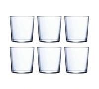 Shein Set 6 Vaso Alto Vidrio Eco 36cl Pinta Transparente Brillo Fabricado en Francia Fácil de limpiar Apto lavavajillas Entrega 48/72h