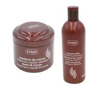 Shein Set Cacao Champú y Mascarilla Alisadora con Manteca de Cacao. Ideal para Cabello Seco y Dañado, el Champú Limpia con Delicadeza el Cabello y el Cuero