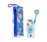 Shein Set cepillo de dientes de viaje. Chicco-Azul