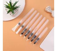 Shein Set de 1/3/7 pinceles de acuarela - Fácil de rellenar, ideal para principiantes y artistas, pinceles de acuarela recargables. Pinceles de nailon premi