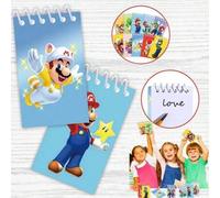 Shein Set de 10 cuadernos súper, carpeta de anime con hojas desprendibles, planificador de diario portátil, suministros de mini diario (estilo aleatorio)
