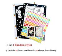 Shein Set de 10 pegatinas de mosaico divertidas, pegatinas de mosaico con patrones de animales de dibujos animados lindos, juguete de entrenamiento de pacie
