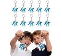 Shein Set de 10 piezas/5 piezas Llavero plano 2D 67, Llavero "Roba mi corazón" 67, Decoración de llavero, Adecuado para colgar en bolsos y mochilas - Ideal